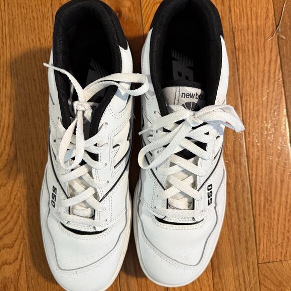 New Balance Unisex BB550 Black & White M10.5/W12 - Picture 2 of 9